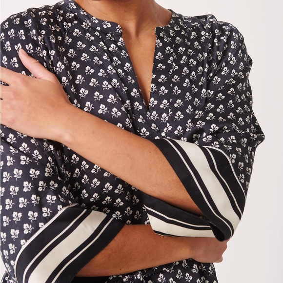 NWT PART TWO Dark Navy Graphic Art Women’s Dress - Picture 14 of 16